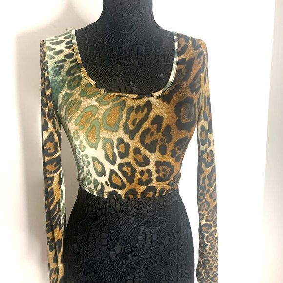 Animal Print crop top - Picture 1 of 3
